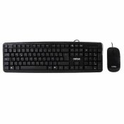Tangentbord och Mus Nilox COMBO USB NILOX - TECLADO + RATN FLAT