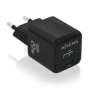 Vggladdare Aisens ASCH-20W2P011-BK Svart (1 antal)