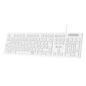 Tangentbord Subblim SUBKBC-0SSK51 Vit Qwerty Spanska
