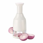 Manuell grnsakshackare Tescoma handy Vit Plast