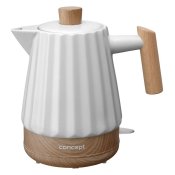 Vattenkokare Concept RK0090 Vit Keramisk 1500 W 1,5 L