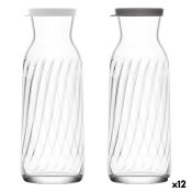 Glasflaska LAV 1,2 L Med lock (12 antal)