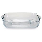 Set med Ugnsfasta Formar Pasabahce 1690037 Transparent Glas 1 L