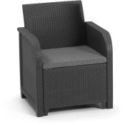 Trdgrdssoffa Allibert by KETER San Remo syntetisk rattan Mrkg