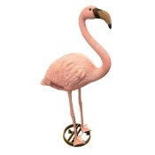Dekorativ Trdgrdsfigur Ubbink Harts Rosa flamingo