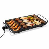 Grill med Stenplatta Princess Table Grill Aluminium 36 x 60 cm S