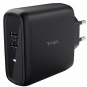 Vggladdare Trust 25380 65 W Svart (1 antal)