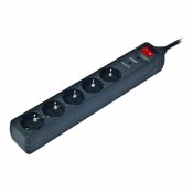 Frgreningslist 5 Tomas med Brytare Energenie SPG5-C-5 Svart (1,