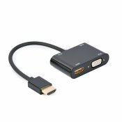 Adapter HDMI till VGA GEMBIRD A-HDMIM-HDMIFVGAF-01 (1 antal)