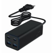 Vggladdare GEMBIRD TA-UC-2A2C-PD100-01-BK