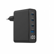 Vggladdare GEMBIRD TA-UC-PDQC100LCD-01-BK