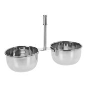 Hxa Excellent Houseware Double Rostfritt stl (21 x 9 x 14,5 cm