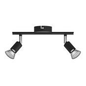 Spotlight Philips limbali Svart GU10 (2 antal)