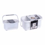 Bestickhllare Excellent Houseware Vit 23 x 12,5 x 12 cm