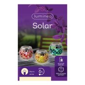 Solcellslampa Lumineo 894596 9 cm Mosaik