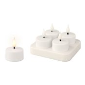 LED Ljus Lumineo 485346 Vit Laddningsbar Insida (4 antal)