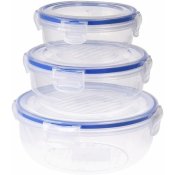 Lunchldor, set Excellent Houseware 024000670 Plast Rund 400 ml