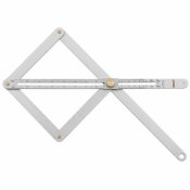 R�tvinklig linjal SOLA Aluminium 170 x 380 mm