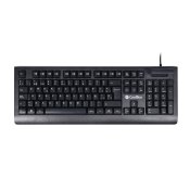 Tangentbord CoolBox COO-TEC04DNI Svart Qwerty Spanska