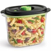 Hermetisk matlda Foodsaver FFC023X Svart Transparent Plast Trit
