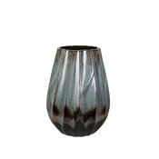 Vas Romimex Bl Svart Bl/Svart Keramik 23 x 28 x 23 cm