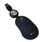 Optisk Mus med Inf�llbar Sladd NGS NGS-MOUSE-0973 Svart