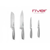 Knivset River Rostfritt stl 4 pcs