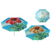 Parasoll  140 cm SPF50+ Blomster