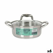 Kastrull med glaslock Quttin Caesar Stl  20 x 8 cm (6 antal)