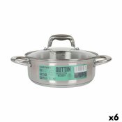 Kastrull med glaslock Quttin Caesar Stl  22 x 8 cm (6 antal)