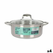 Kastrull med glaslock Quttin Caesar Stl  28 x 11 cm (4 antal)