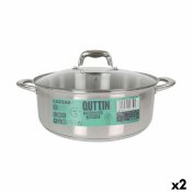 Kastrull med glaslock Quttin Caesar Stl  30 x 11,5 cm (2 antal