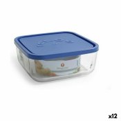 Lunchlda Borgonovo Fyrkantig Bl 1,8 L 18,5 x 18,5 x 7,4 cm (12