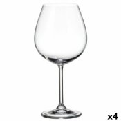 Set med vinglas Bohemia Crystal Clara 650 ml 6 Delar (6 antal) (