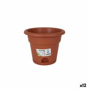 Blomkruka med fat Dem Greentime Brun 20 x 20 x 16 cm (12 antal)
