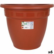 Kruka Dem Squares Rund Brun 35 x 35 x 28,5 cm (6 antal)