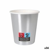 Glasset Algon Papp Engngsanvndning Silvrig 36 antal 200 ml (10