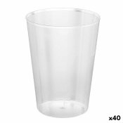 Set med teranvndbara glas Algon Transparent Cider 40 antal 500