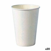 Glasset Algon Engngsanvndning Papp Vit 20 Delar 220 ml (20 ant