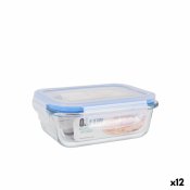 Hermetisk matlda Quttin Rektangulr 375 ml (12 antal)