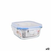 Hermetisk matlda Quttin Fyrkantig 550 ml (12 antal)