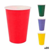 Glasset Algon Engngsanvndning Papp Multicolour 20 Delar 200 ml