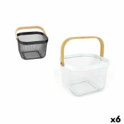 Multifunktionell korg Confortime Metall Tr 25 x 26 x 18 cm (6 a