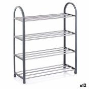 Skostll Confortime Metall Plast 49,5 x 18,5 x 65 cm (12 antal)