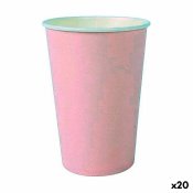 Glasset Algon Engngsanvndning Papp Rosa 20 Delar 220 ml (20 an