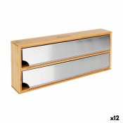 Kksrullehllare Quttin Bambu Aluminium 33,5 x 13 x 5,5 cm (12 a