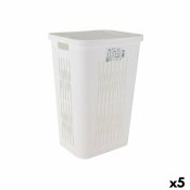 Tvttkorg Tontarelli Bella Dubbelt lock 60 L Vit 40,5 x 33 x 59