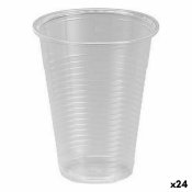 Set med teranvndbara glas Algon Transparent 25 Delar 200 ml (2