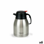 Termosbehllare ThermoSport Rostfritt stl 1,5 L Knapp (6 antal)