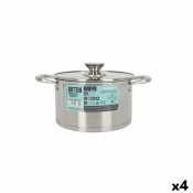 Kastrull med glaslock Quttin Hermes Stl 3 L (4 antal)